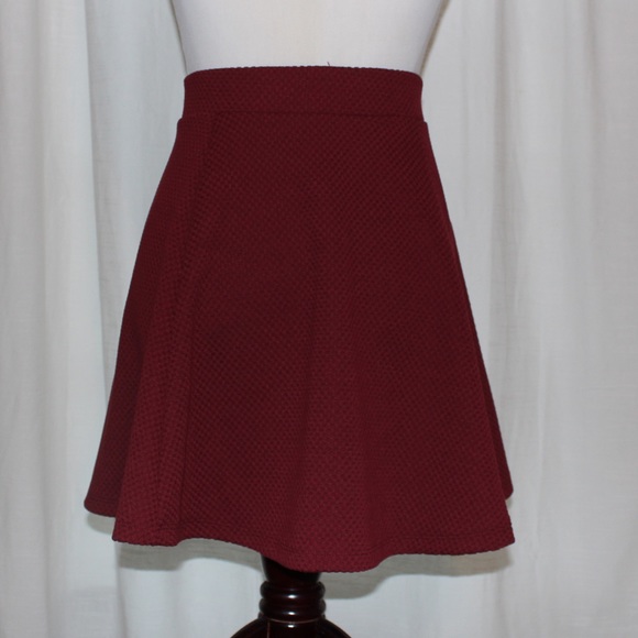 Red Skater Skirt - Picture 4 of 4